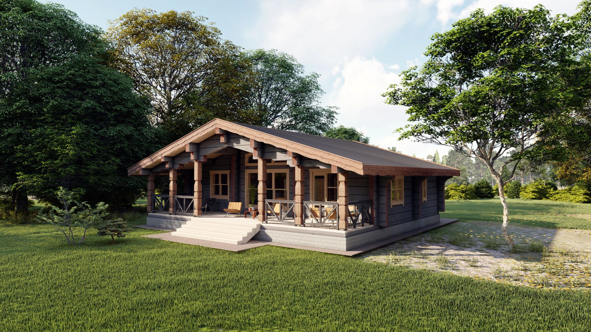 Готовый дом в Динскую баня